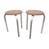 Pair of industrial stools