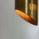 Vintage adjustable wall light, solid perforated brass, France 1960