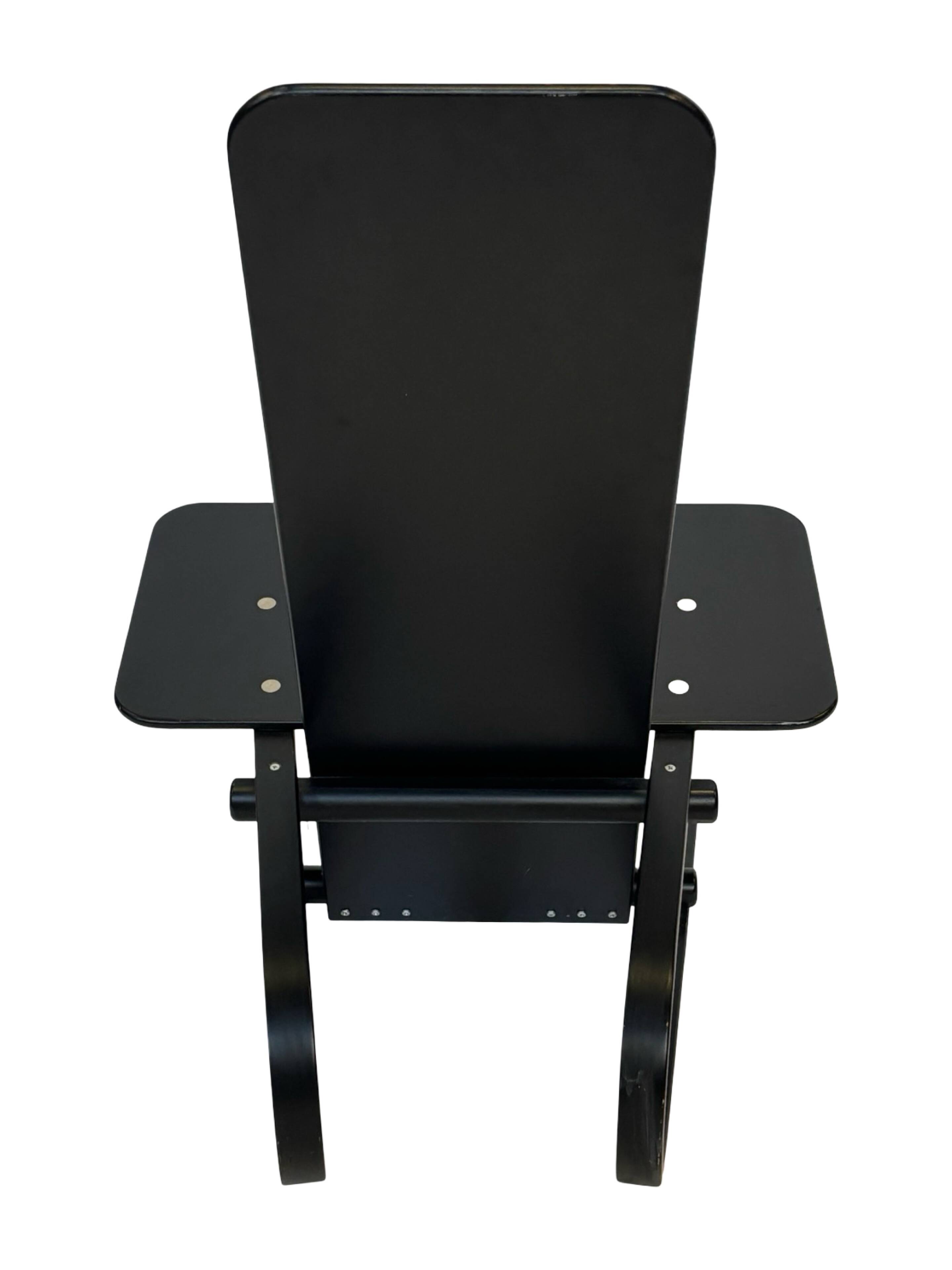 Vintage Danish postmodern Andreas Hansen plywood armchair