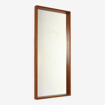 Vintage mirror with teak frame