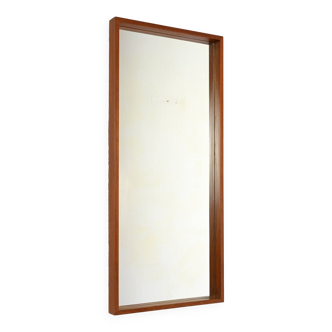 Vintage mirror with teak frame