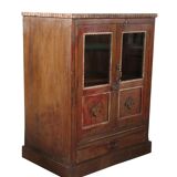 Vaisselier Art déco en teck birman ancien