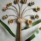 XL Vintage Mid-Century handmade 2 light bouquet wall lamp Italy 1950-1970