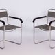 Chaises de Bauhaus restaurées en tissu Iron-Garn par M. Breuer, République tchèque, années 1930, ensemble de 2