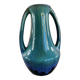 Blue & green glazed ceramic vase Art Nouveau style