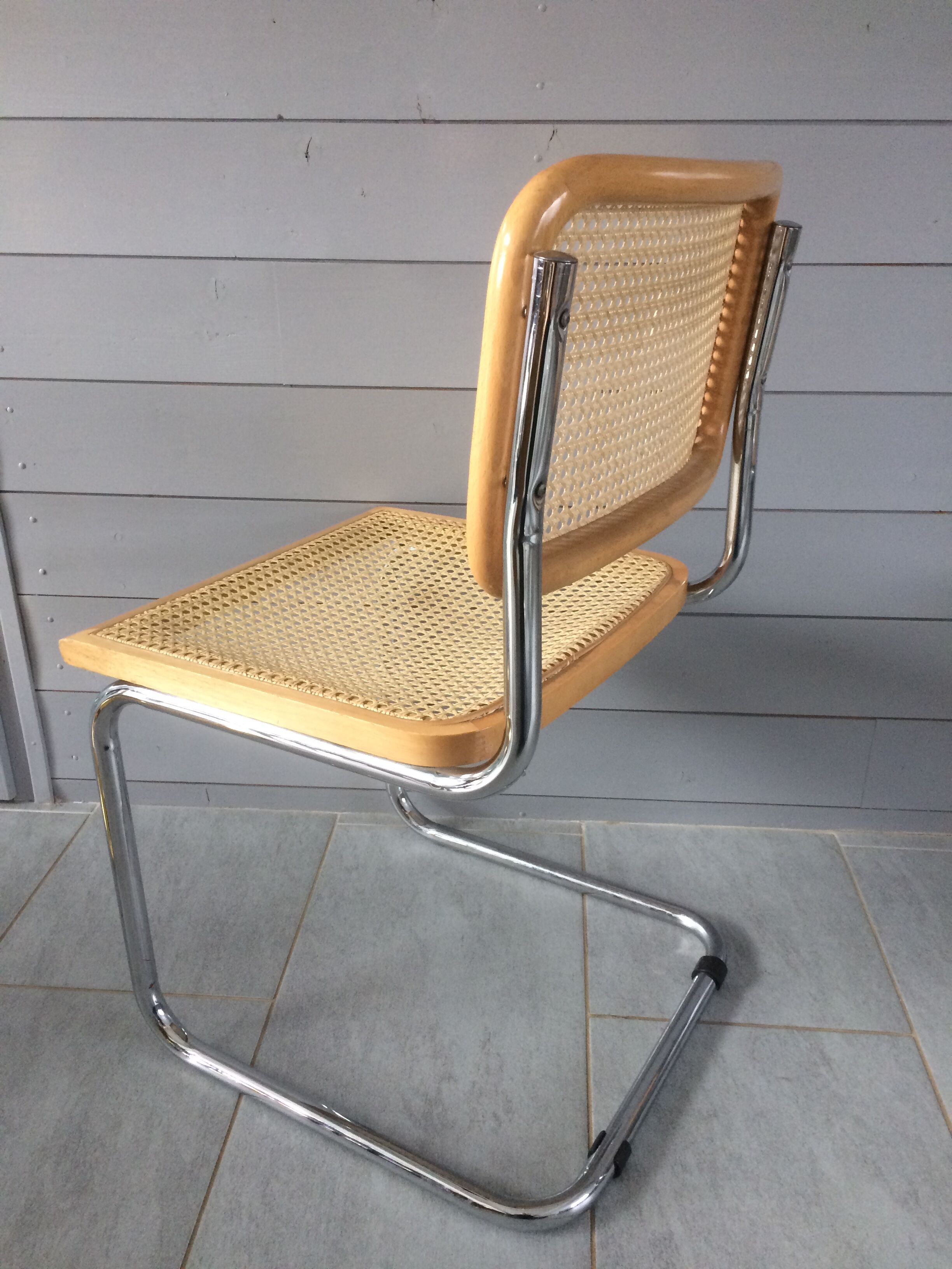 Set of 4 chairs B32 by Marcel Breuer