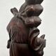 Carved wooden sculpture "Chinese peasant", early 20th century.