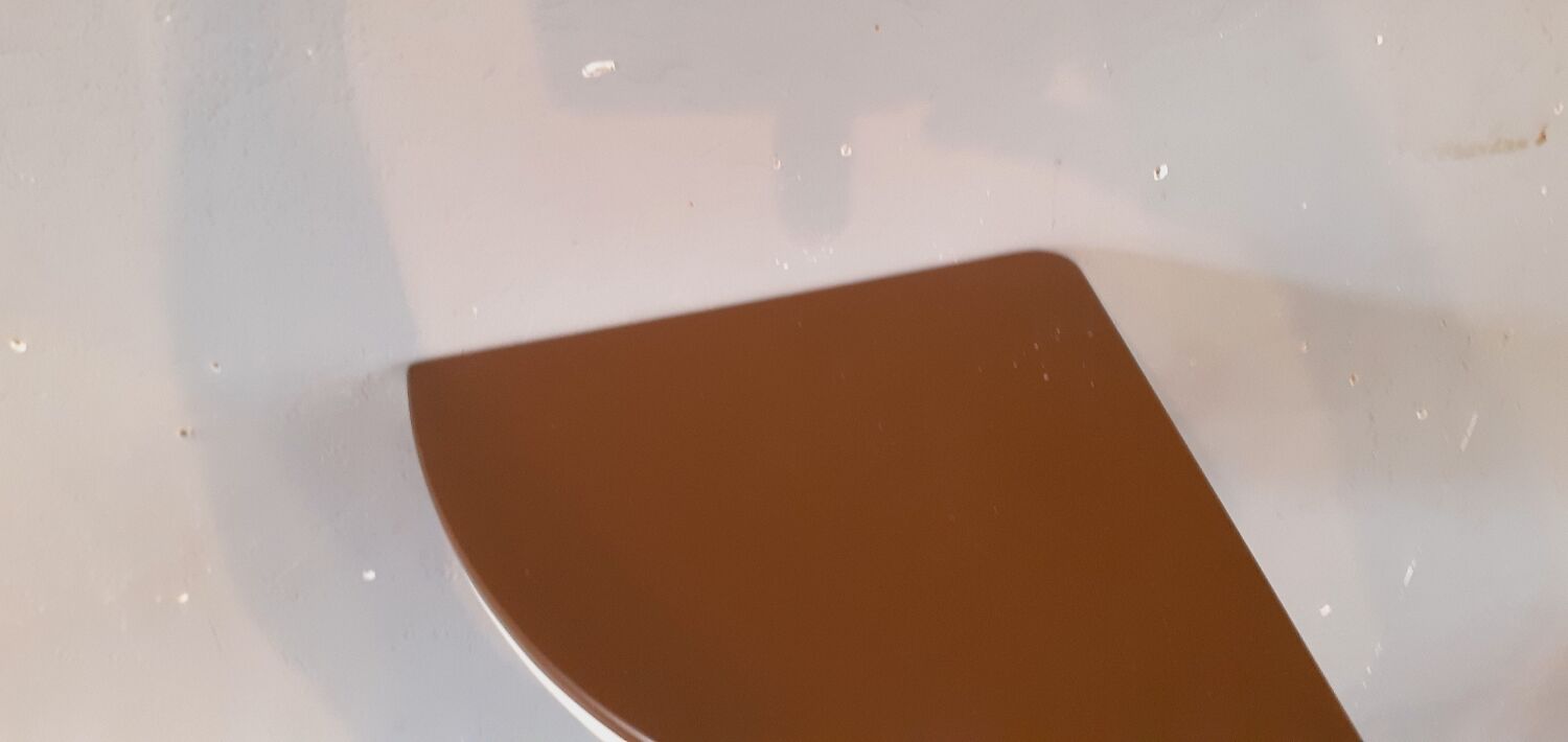 Three vintage corner shelves 70s