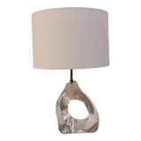 Crystal lamp, free form, daum, 1950