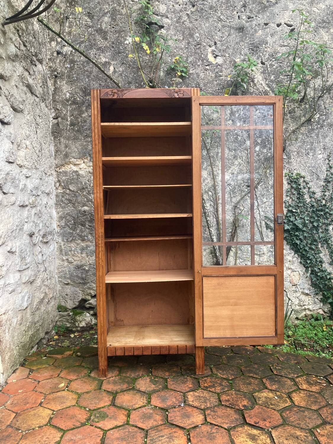 Armoire vitrée art déco