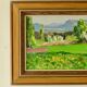 Huile sur panneau suédoise "Solig Försommardag", Fritz Smedberg