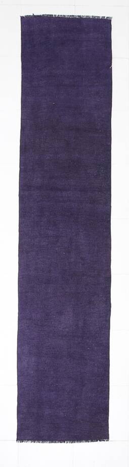 2x10 Purple Contemporary Vintage Runner Rug, 67x311Cm