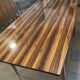 Table en ébène de Macassar laquée vers 1950