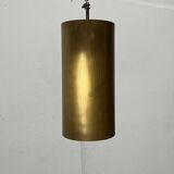 Brass tube pendant lamp in mid-century style, 1960s.