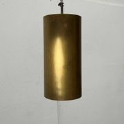 Brass tube pendant lamp in mid-century style, 1960s.