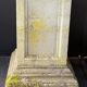 Stone garden plant door column