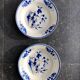 2 deep plates Tournai porcelain 20th century