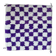 Housse de coussin carrée motif damier