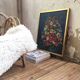 Oil canvas bouquet of flowers