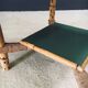 Mediterranean Bamboo Side Table in the style of Audoux Minet, France, 1950s