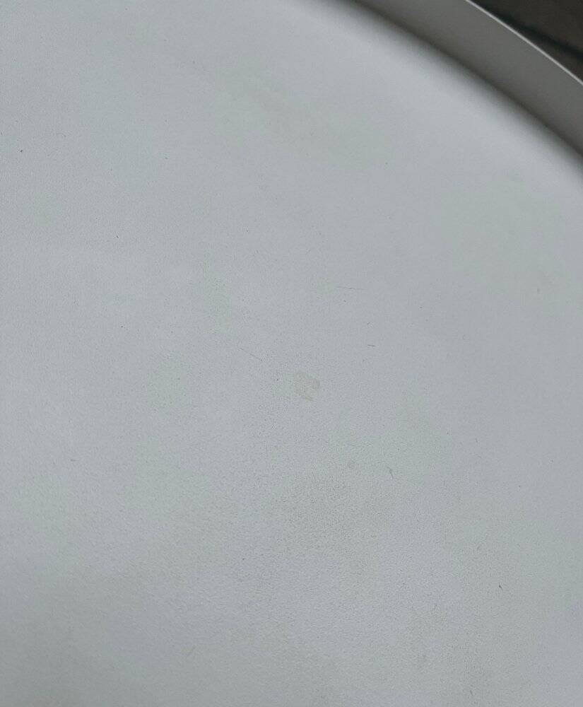 Minimalist Thrill metal coffee table or side table with wheels by Leitmotiv.