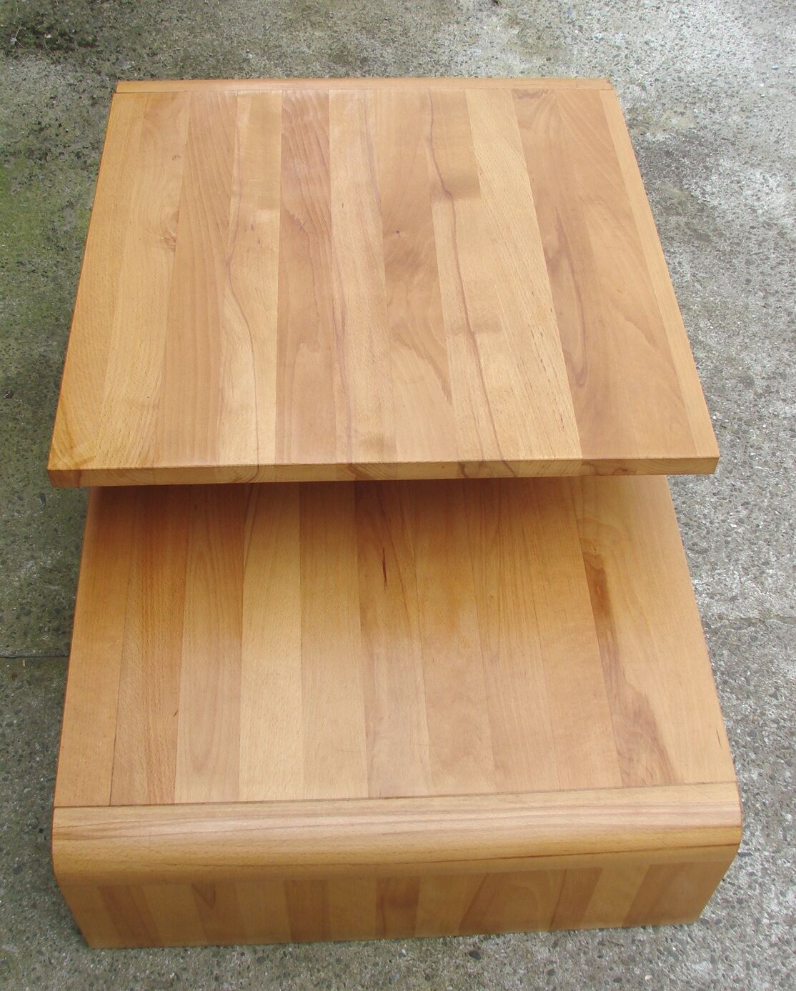 Wooden coffee table, 80s