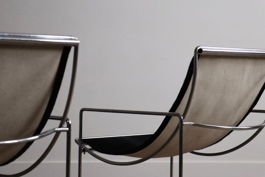 Odile Mir Filo Lounge Chairs Model 203 for Prisunic, France 1971
