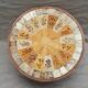 Vintage ceramic coffee table by Vallauris by R Leduc