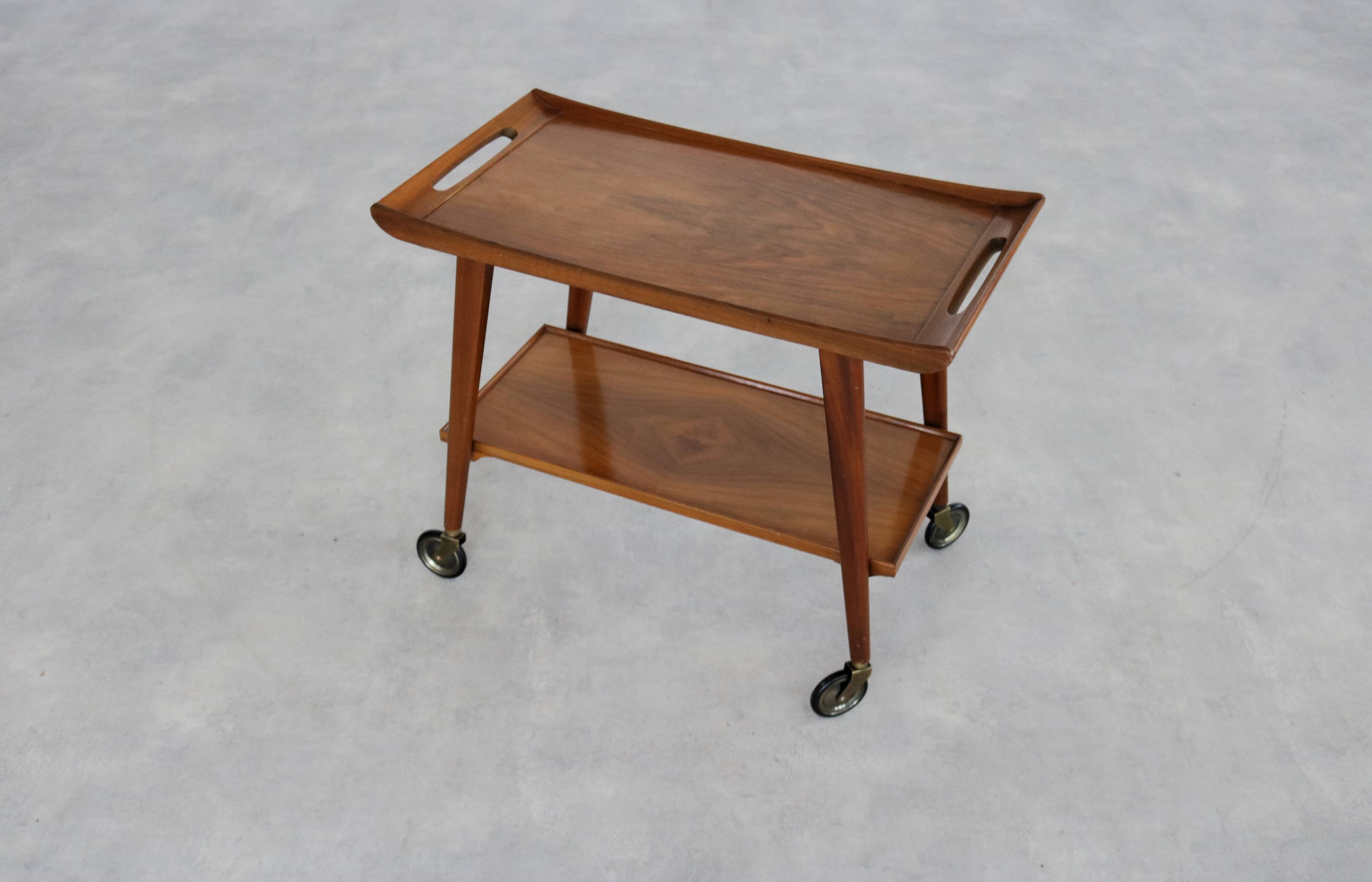 vintage swedish bar cart