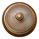 Ceiling lamp lamp diamond tip molded glass base gilded wood dp 1122111