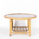 Rattan coffee table