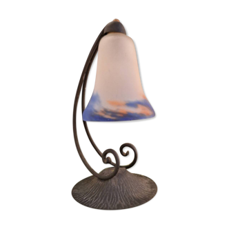 Art deco glass paste lamp g croimare