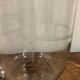 Cruche en verre ciselé années 50