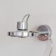 Brushed steel halogen wall lamp type V0207 ‘KLIMAT’, Ikea, 1990s