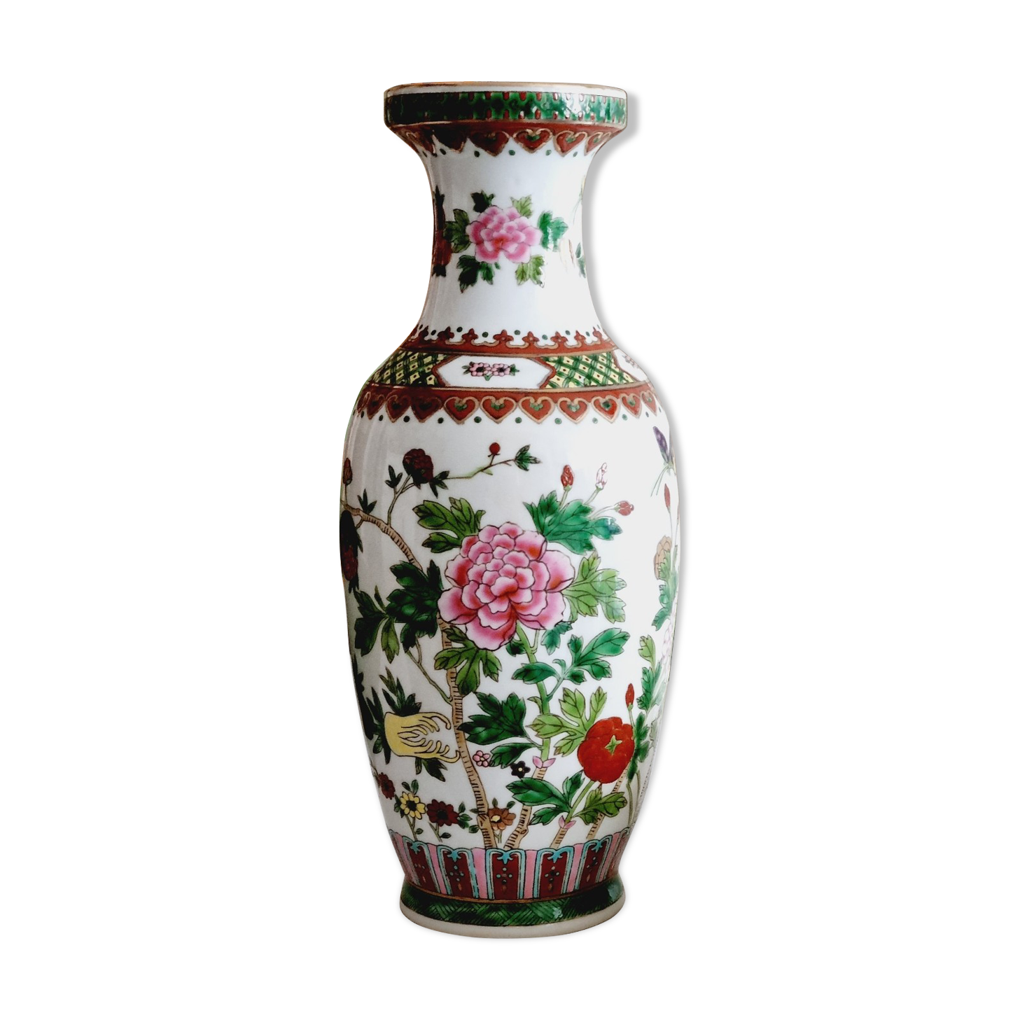 Chinese porcelain baluster vase