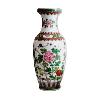 Vase balustre chinois porcelaine