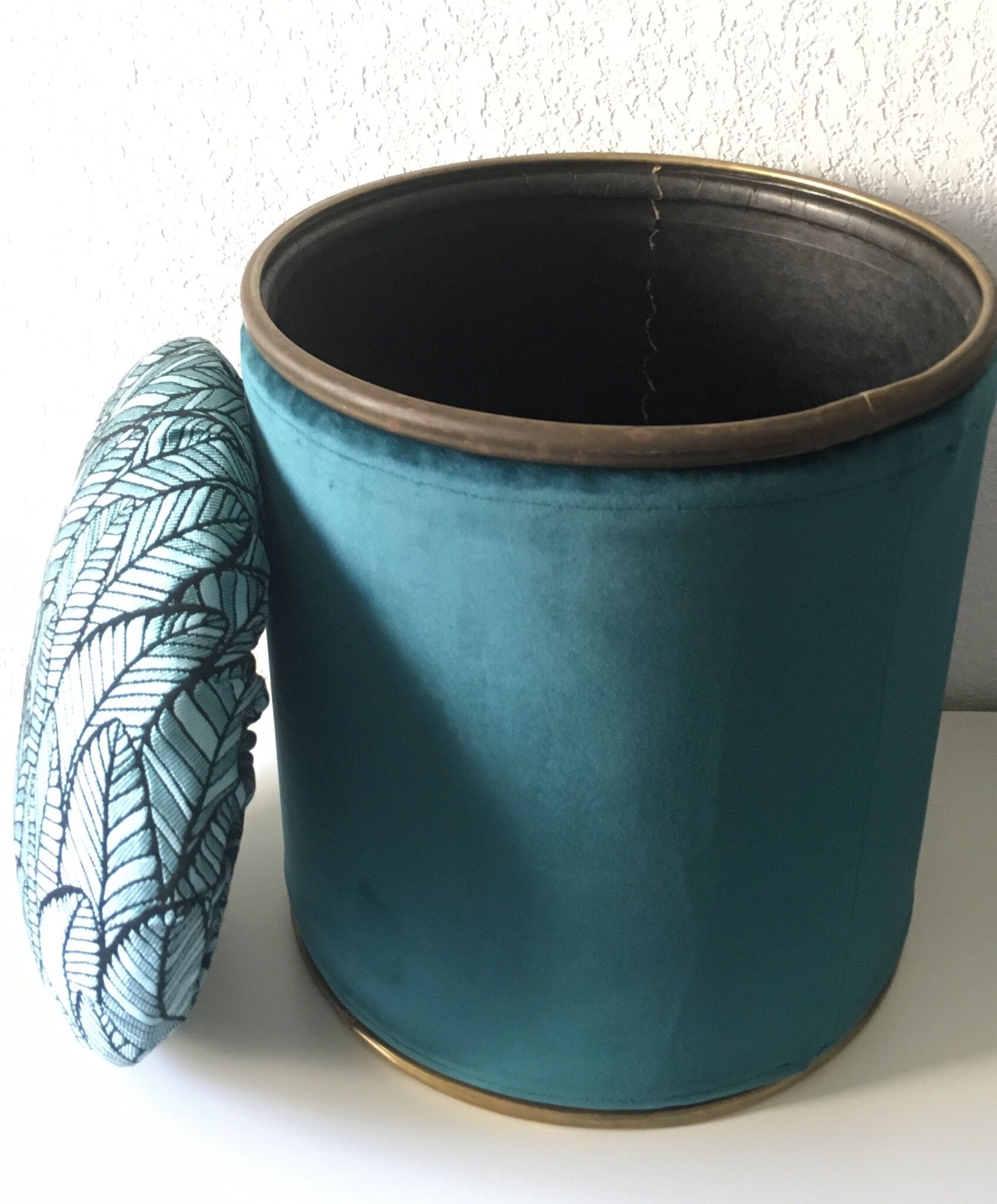 Poof vintage chest storage