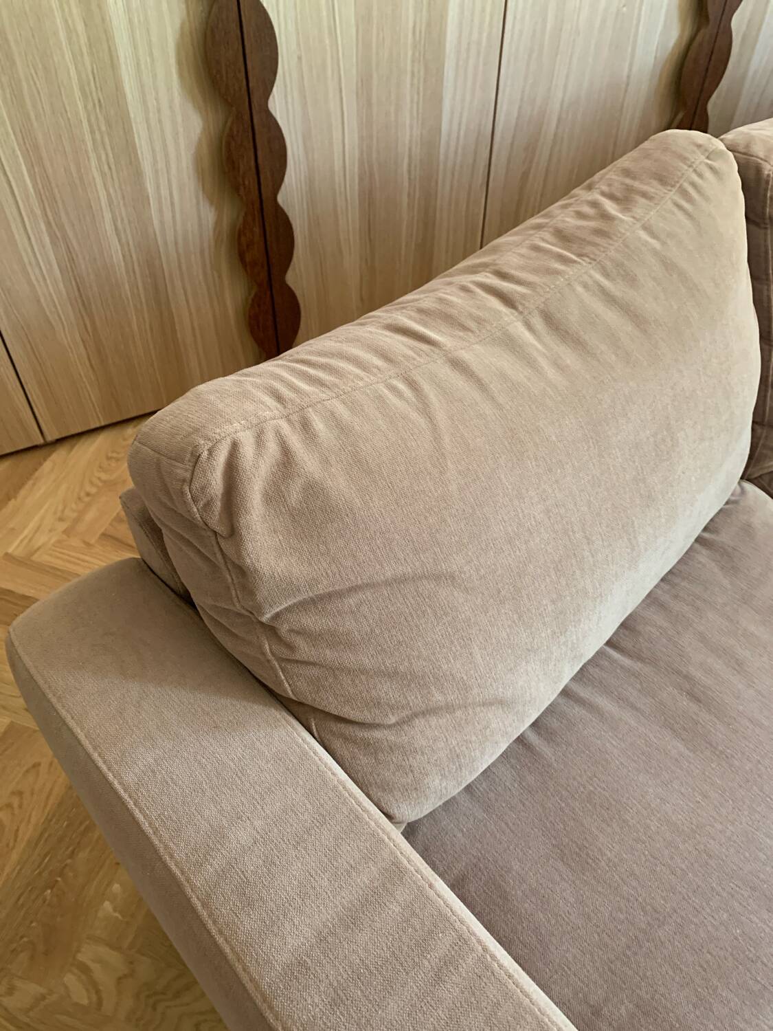 3-seater sofa BoConcept Carlton with ottoman – Vintage style from the 60s/70s