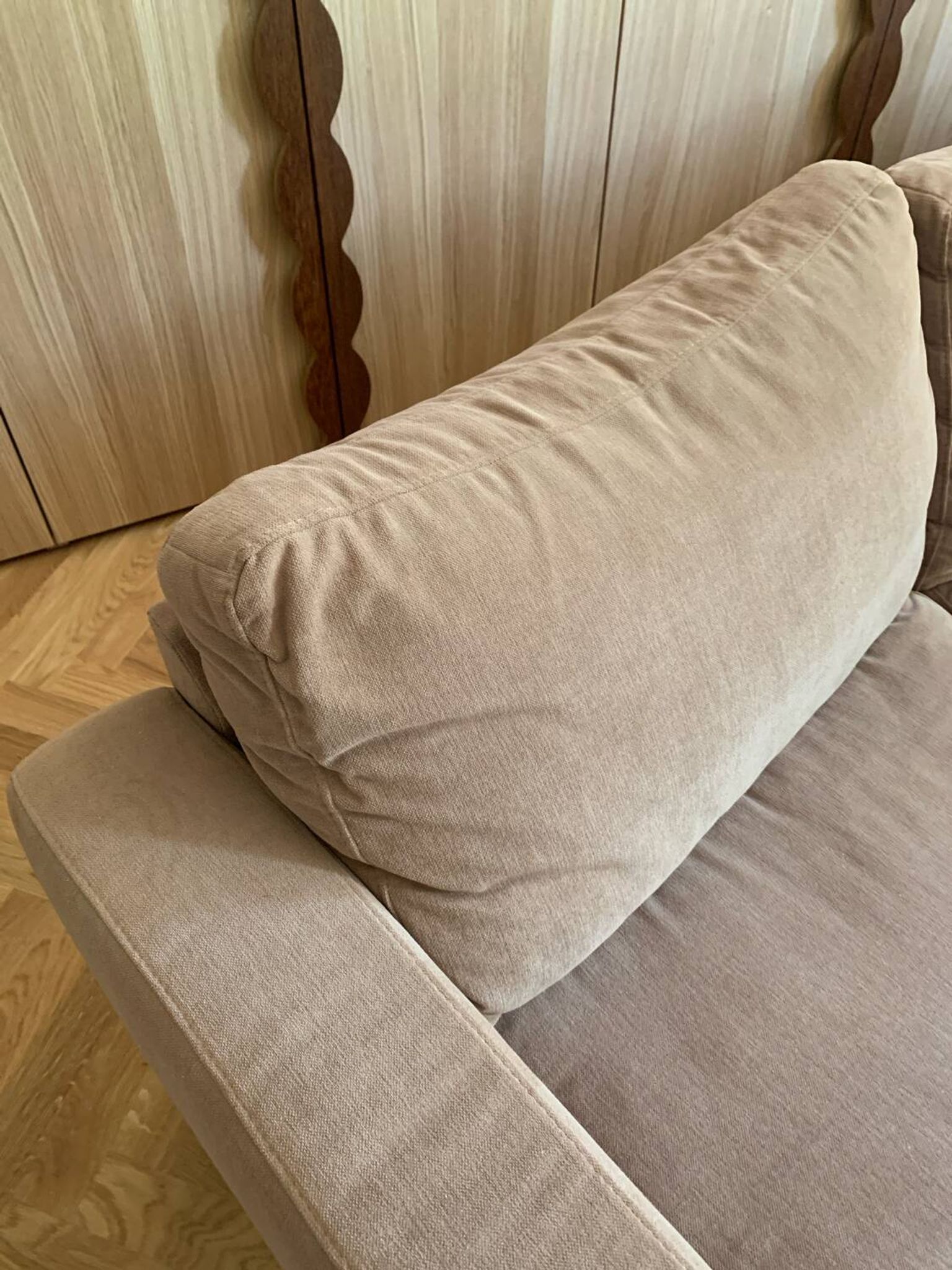 3-seater sofa BoConcept Carlton with ottoman – Vintage style from the 60s/70s