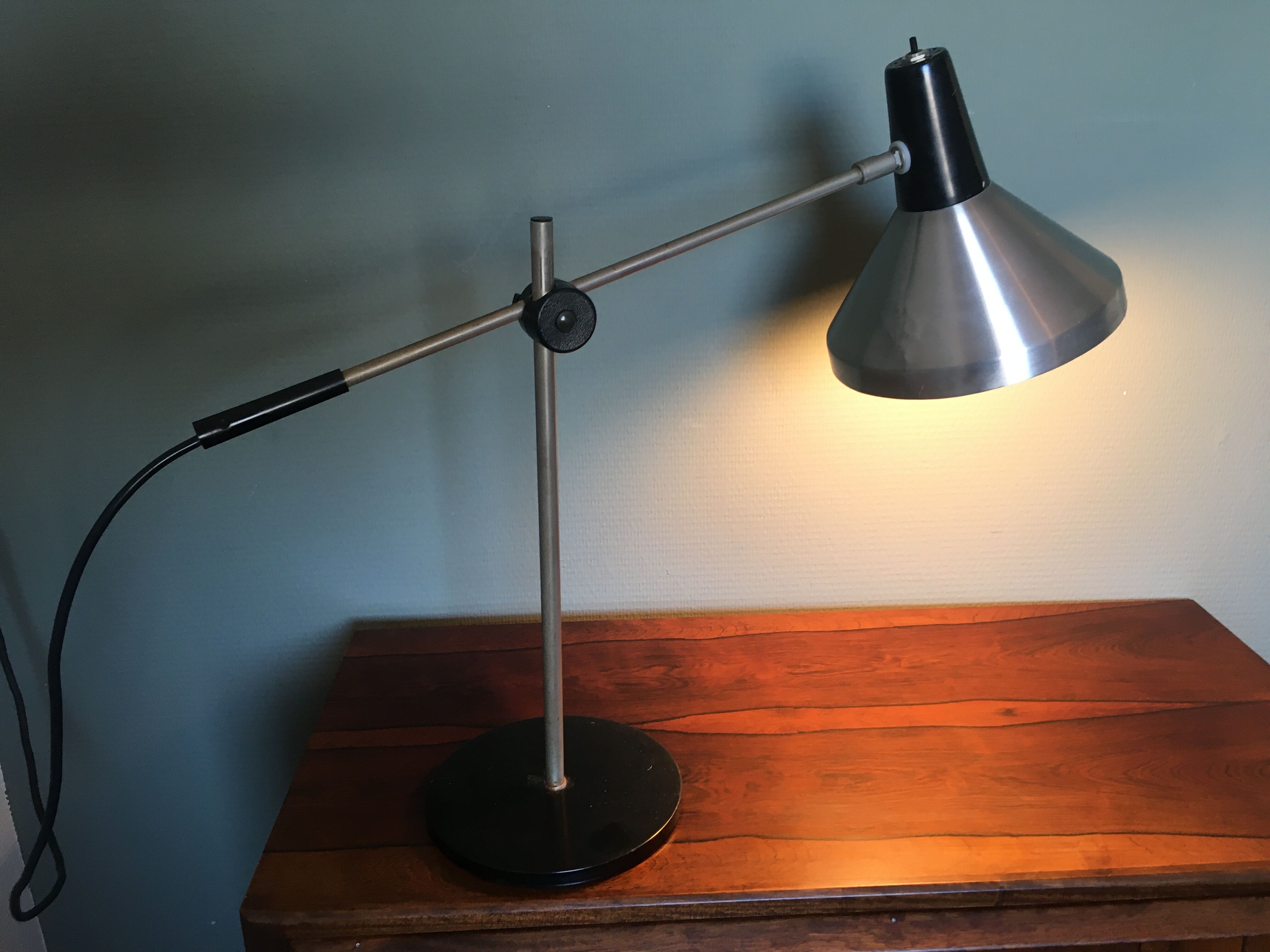Lampe industrielle Hala du milieu du siècle