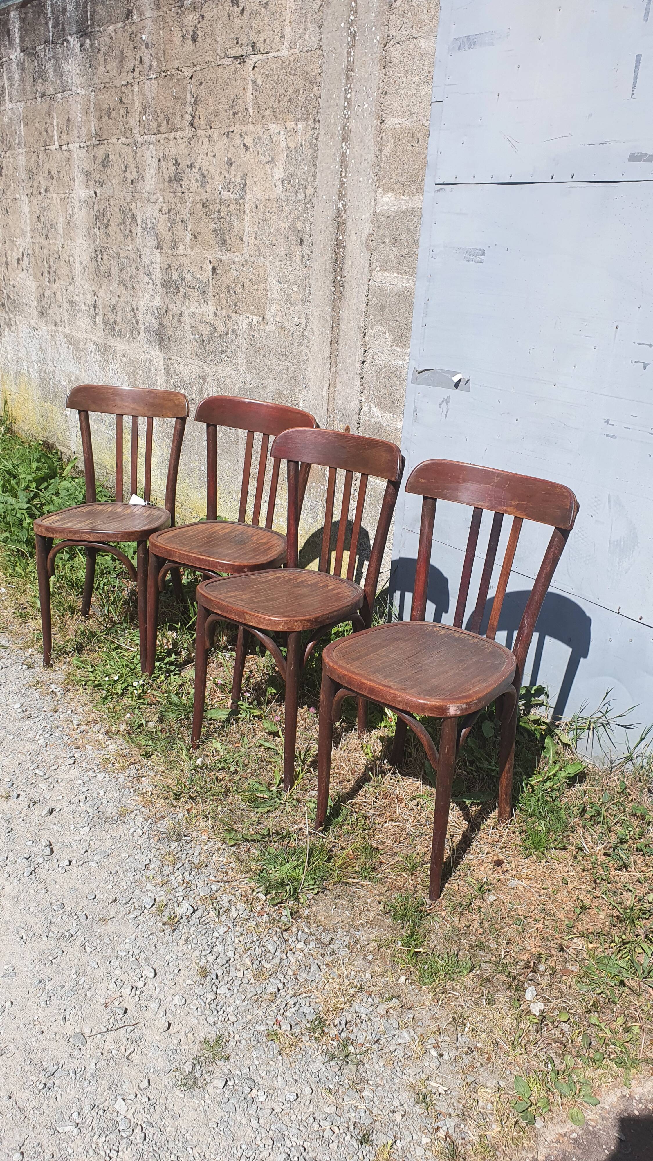 4 bistro chairs