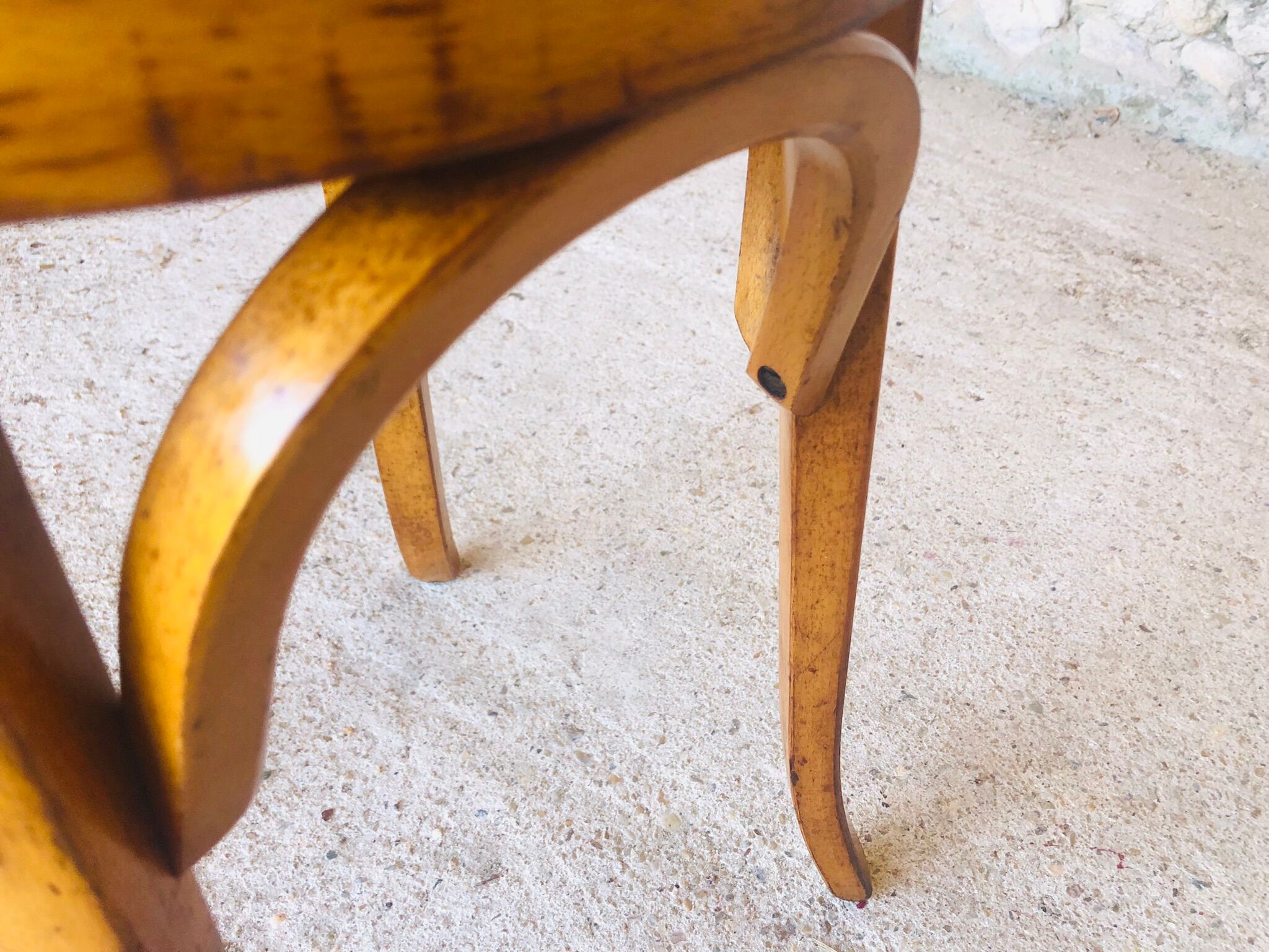 Vintage "Model 92" stool by Baumann, 1950's