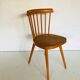 Suite of 4 chairs bistro Baumann, 50s