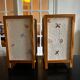 pair of dried flower lamps 1970