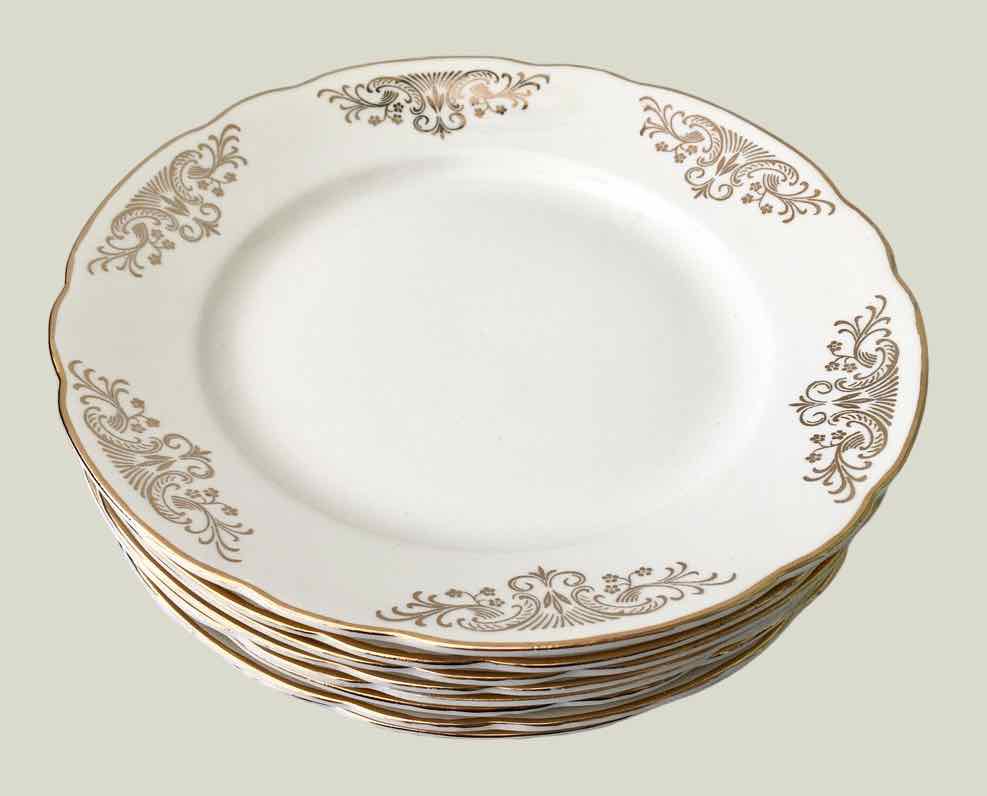8 flat plates Villeroy and Boch 1950