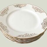 8 flat plates Villeroy and Boch 1950