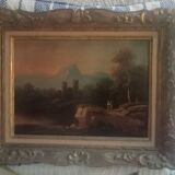 Pair of oil painting on wood