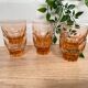 Set of 6 Luminarc pink star lenses