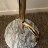 Vintage marble and gold metal valet
