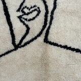 Large Beni ourain Berber carpet